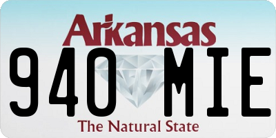 AR license plate 940MIE