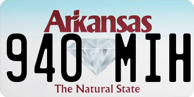 AR license plate 940MIH