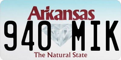 AR license plate 940MIK