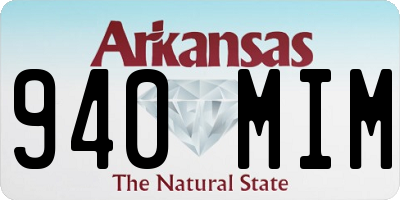 AR license plate 940MIM