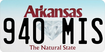 AR license plate 940MIS