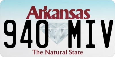 AR license plate 940MIV
