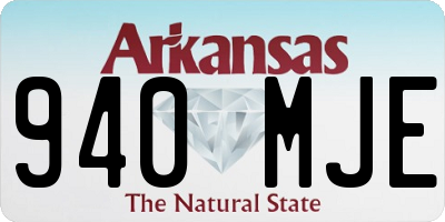 AR license plate 940MJE