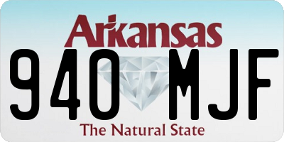 AR license plate 940MJF