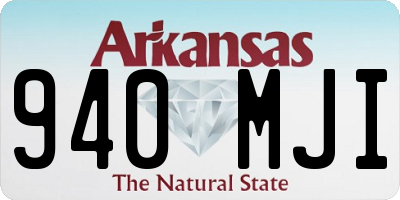 AR license plate 940MJI