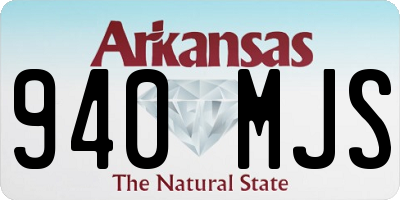 AR license plate 940MJS