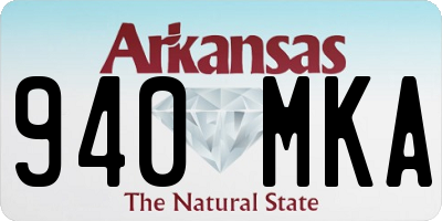 AR license plate 940MKA