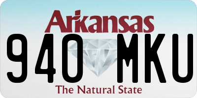 AR license plate 940MKU