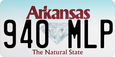 AR license plate 940MLP