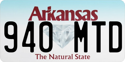 AR license plate 940MTD