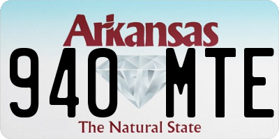AR license plate 940MTE