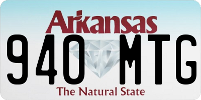 AR license plate 940MTG