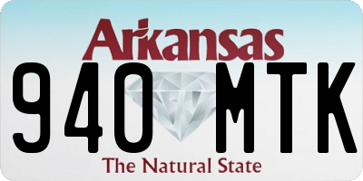 AR license plate 940MTK