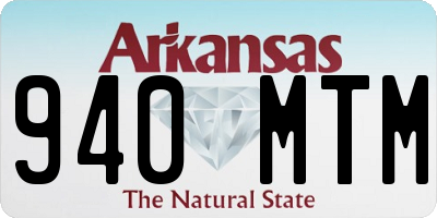 AR license plate 940MTM