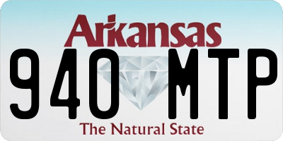 AR license plate 940MTP