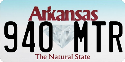 AR license plate 940MTR