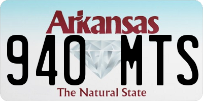 AR license plate 940MTS