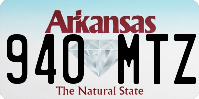 AR license plate 940MTZ