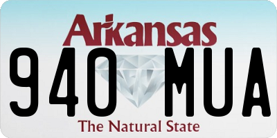 AR license plate 940MUA