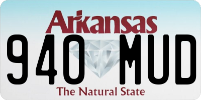 AR license plate 940MUD