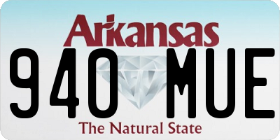 AR license plate 940MUE