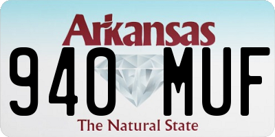 AR license plate 940MUF
