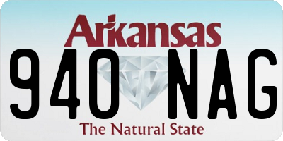 AR license plate 940NAG
