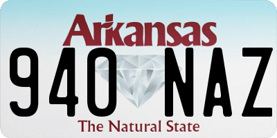 AR license plate 940NAZ