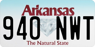 AR license plate 940NWT