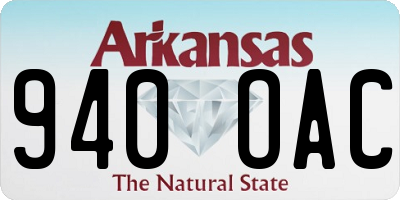 AR license plate 940OAC