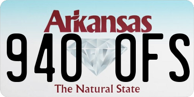 AR license plate 940OFS