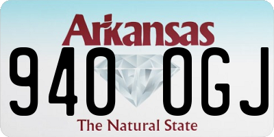 AR license plate 940OGJ