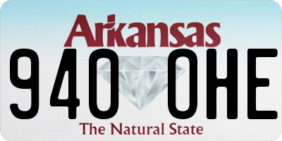 AR license plate 940OHE