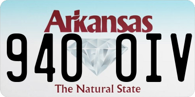 AR license plate 940OIV