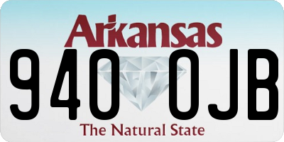 AR license plate 940OJB