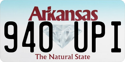 AR license plate 940UPI
