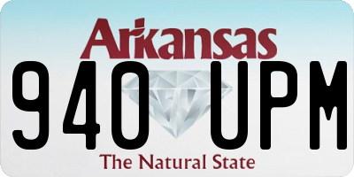 AR license plate 940UPM