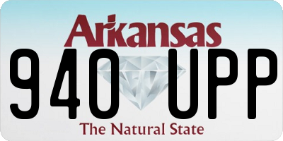 AR license plate 940UPP