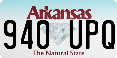 AR license plate 940UPQ
