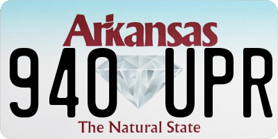 AR license plate 940UPR