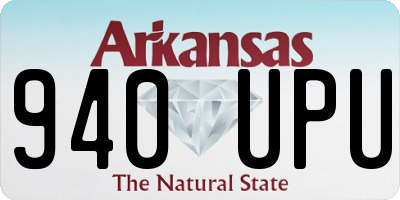 AR license plate 940UPU