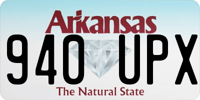 AR license plate 940UPX