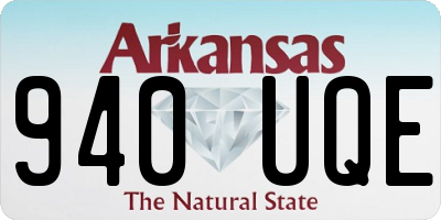 AR license plate 940UQE