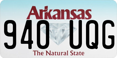 AR license plate 940UQG