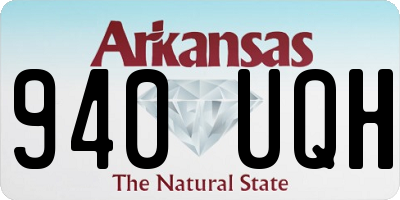AR license plate 940UQH
