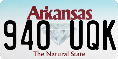 AR license plate 940UQK