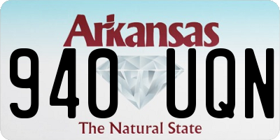 AR license plate 940UQN