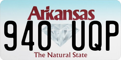 AR license plate 940UQP