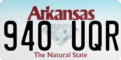 AR license plate 940UQR