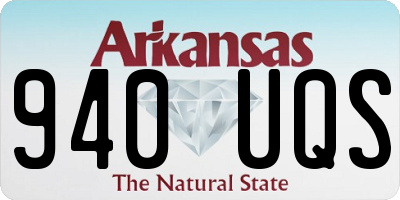AR license plate 940UQS